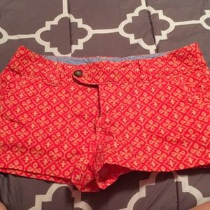 Red camel shorts from Belk